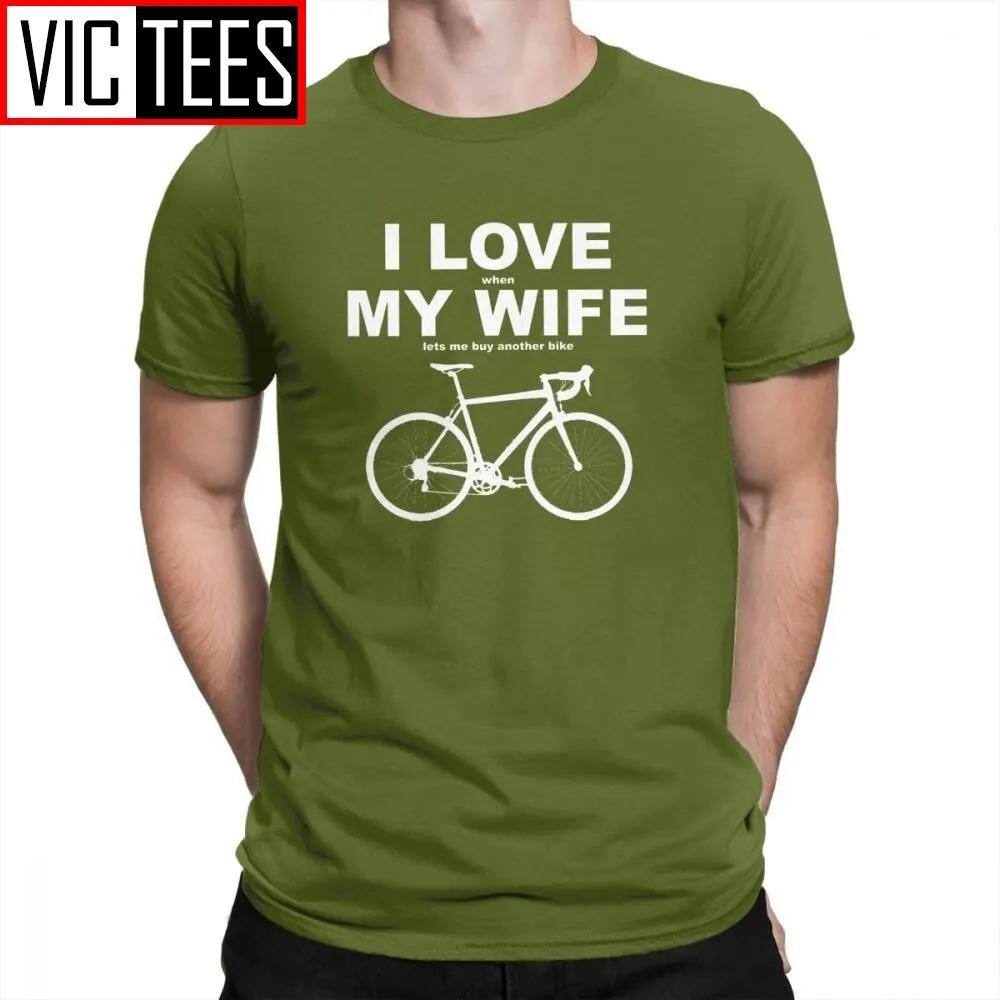 I Love When My Wife Lets Me Buy Another Bike Tshirts Funny Summer New Unisex T Shirts Oneck Unisexs Short Sleeve Tees 100 Cotton