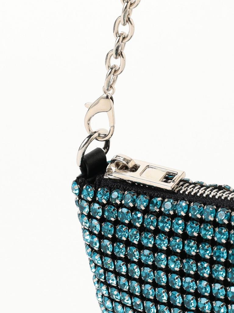 Pouch blicenscell special order bling mini bag for women SILVER ONE SIZE [Ray Beams]