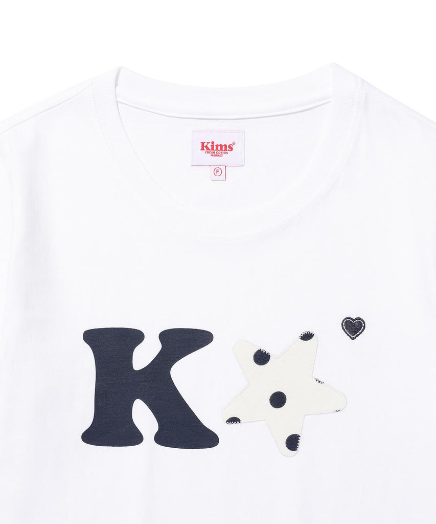 Kimseupeulesikoteunmakes K Alpha Star Logo Tee Navy