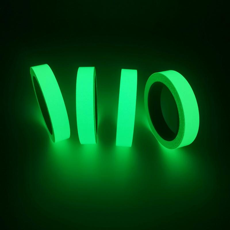 

5m Large Roll Fluorescent Anti-Slip Glow Tape: Self-Adhesive for Floors & Stairs Green; 1cm x 1m