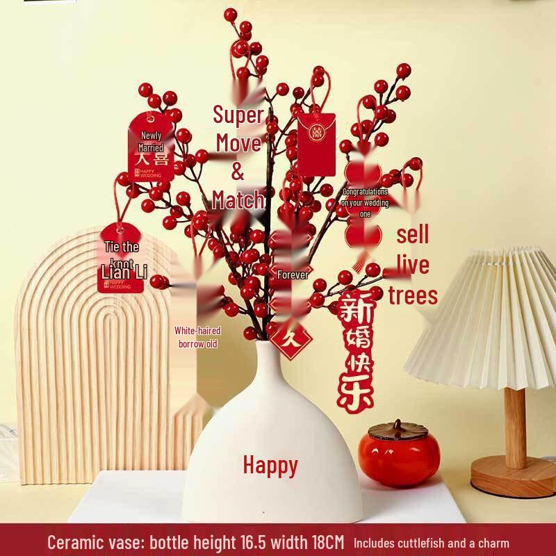 YIXI Ceramic Engagement Tabletop Vase Set