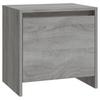 Nightstands 2 pcs Grey Sonoma 45 x 34 x 44.5 cm Particleboard