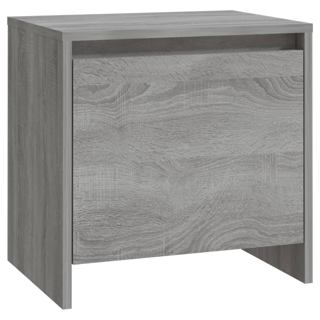 Nightstands 2 pcs Grey Sonoma 45 x 34 x 44.5 cm Particleboard