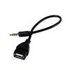 0.2 M 3.5Mm Male Audio Aux Jack To Usb 2.0 Type A Female Otg Converter Plug