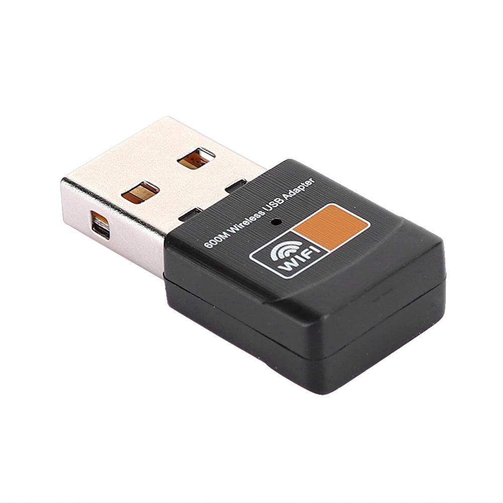 USB WiFi Adapter 2.4G 5G 600Mbps Dual Band Mini Wireless Computer Network Card Receiver