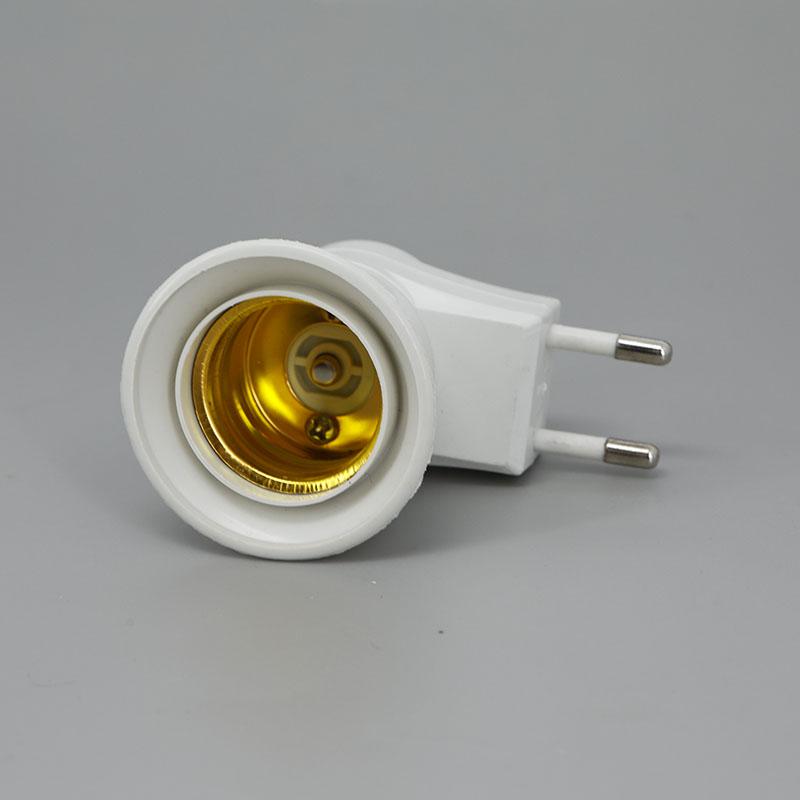 5 Stück LED-Lampenhalter E27 Sockel Konverter EU/US Stecker Buchse für Glühbirne Lichtadapter Mit EIN/AUS Schalter AC Strom