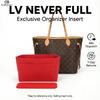 Органайзер-вставка з фетру для сумок Neverfull MM GM PM. Формувач, вкладиш, органайзер для зберігання, багато кишень, блискавка. Аксесуари для сумок