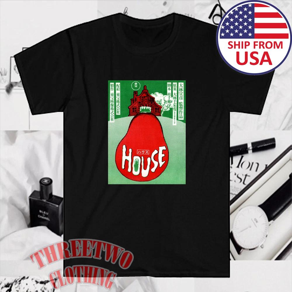 House 1977 Japanese Horror Movie Men s Black Size S to 5XL XL