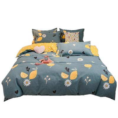 3pcs Bedding Set Soft Cotton Bed Sheet Quilt Cover Pillowcase Thickened Bedclothes for Home