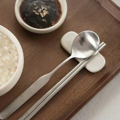 Erato Mai Löffelablage, creme, 8 Stück, Koreanisches beliebtes Geschirr
