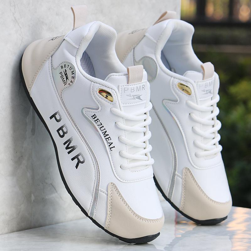 Men's Waterproof Leather Sneakers - Non-slip, Casual Autumn/Winter Travel Shoes 2024