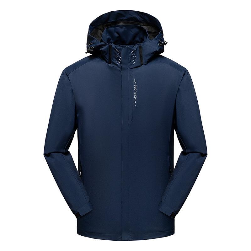 Autumn New Couple Jacket Men's and Women's Trend Waterproof Outdoor Large Size Hooded Jacket Men's