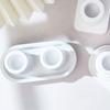 Silikonform für zwei Kerzenständer, Gipsform, Lippenstifthalter, Tablettform für DIY-Schmuckaufbewahrung, Heimdeko
