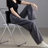 Women's Mid-Waist Straight Leg Casual Pants