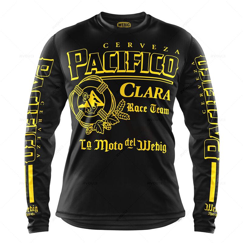 2023 Motorcycle Mountain Bike Jersey MTB Offroad Bicycle Locomotive Shirt Cross Country Enduro Camping Fishing Hunting Clothes