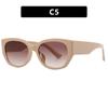 New Vintage Cat Eye Frame sunglasses woman Trend  Design Sun Glasses Outdoor gentlemen Sunglasses Uv400 gafas de sol mujer