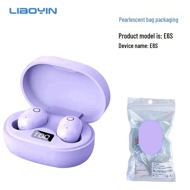 2024 New Mini Bluetooth Earphones with Long Battery Life, Noise Cancelling, and Cute Design