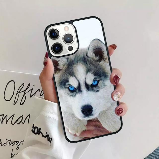 Beautiful Puppy Husky Phone Case Cover For iPhone 17 Air 15 16 14 13 12 Pro Max 11 Pro Max Plus Coque Shell
