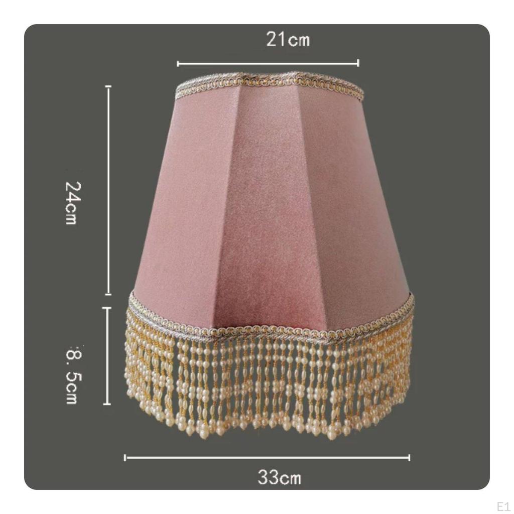 Beaded Fringe Lamp Shade Custom Adjustable Luxe