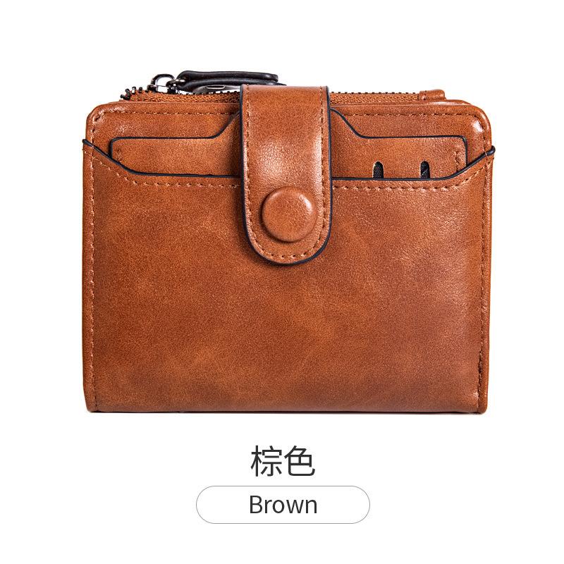 

Новый женский кошелек, модный женский кошелек для студентов с несколькими картами, универсальный простой короткий кошелек