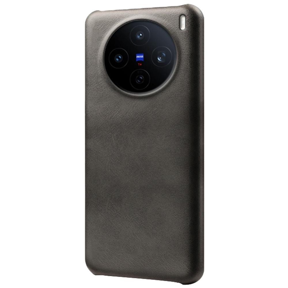 For vivo X200s 5G Case Calf Texture PU Leather Hard PC Protective Phone Cover