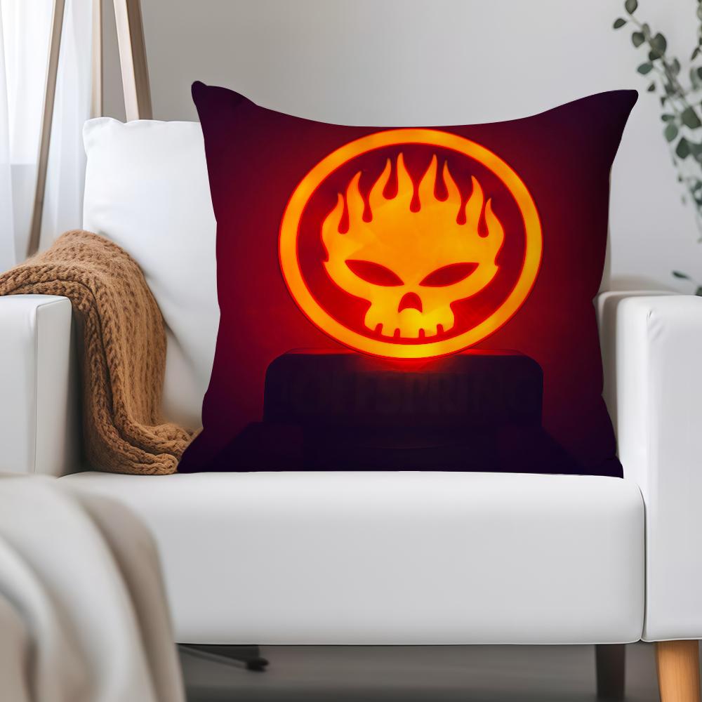 Rock Band The O-Offspring Pillow Case Applicable Space For Guest Rooms Interiors Cars Office House Decoration