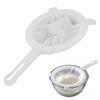 200 Mesh Kitchen Filter Fine Mesh Strainer Sieve Nylon Filter Spoon Plastic Soy Milk Juice Yogurt Food Strainer Kitchen Utensils