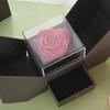 520 Valentine's Acrylic Rose Jewelry Gift Box: Eternal Flower, Lipstick, Perfume Packaging