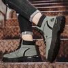 Autumn new Martin boots men's locomotive tooling boots thick-soled versatile high-top rhubarb boots trendy men's shoes