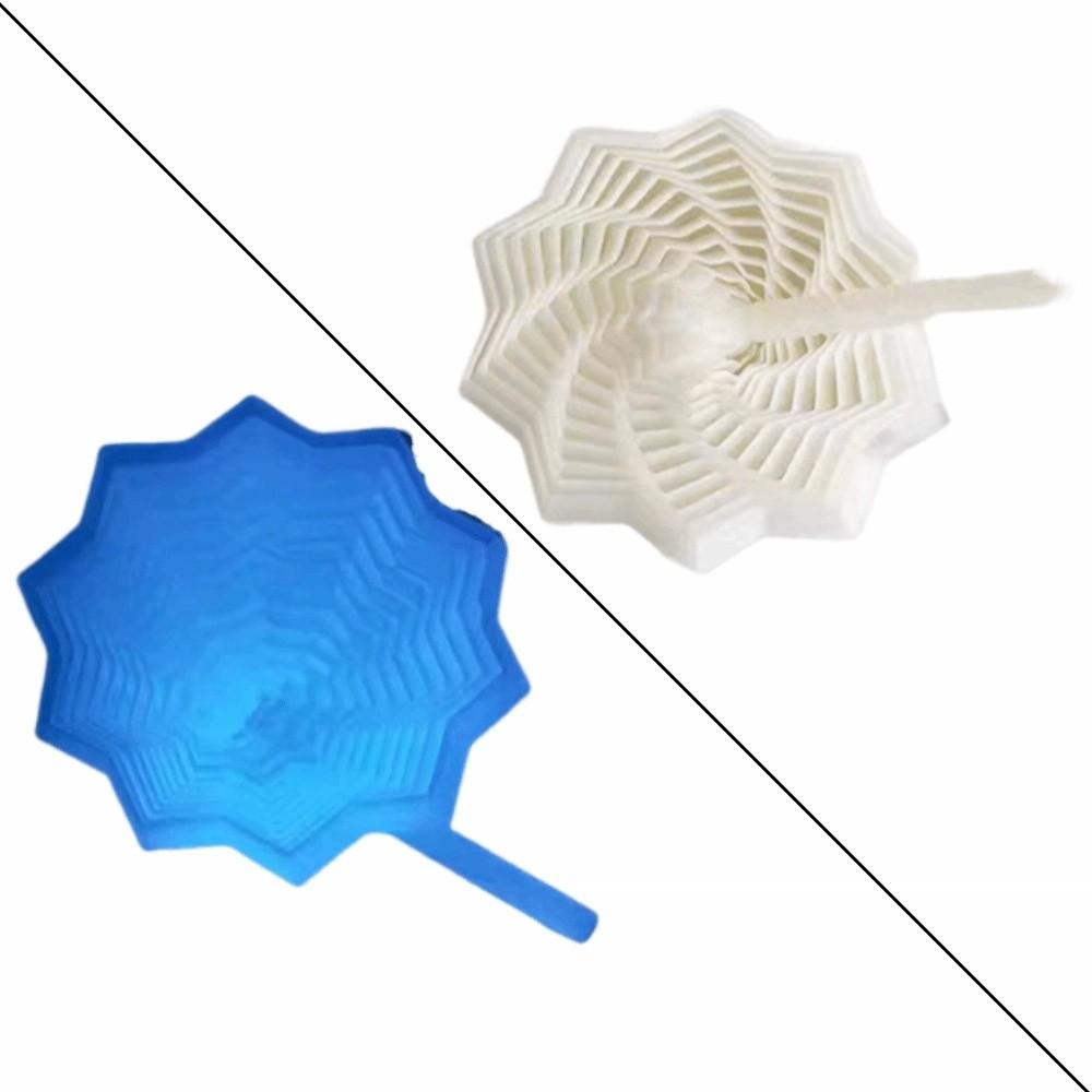 Visual Illusion Fractal Fidget Star Model 3D Printing Whirling Spiral Ornaments  Office/School