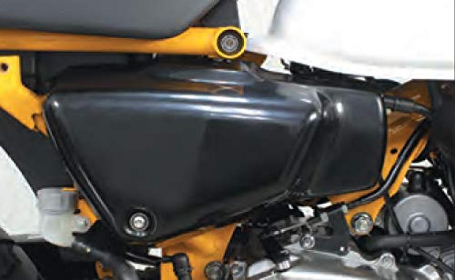 SP Takegawa R Side Cover Kit ABS Black Monkey 125 (JB02) 09-11-0190