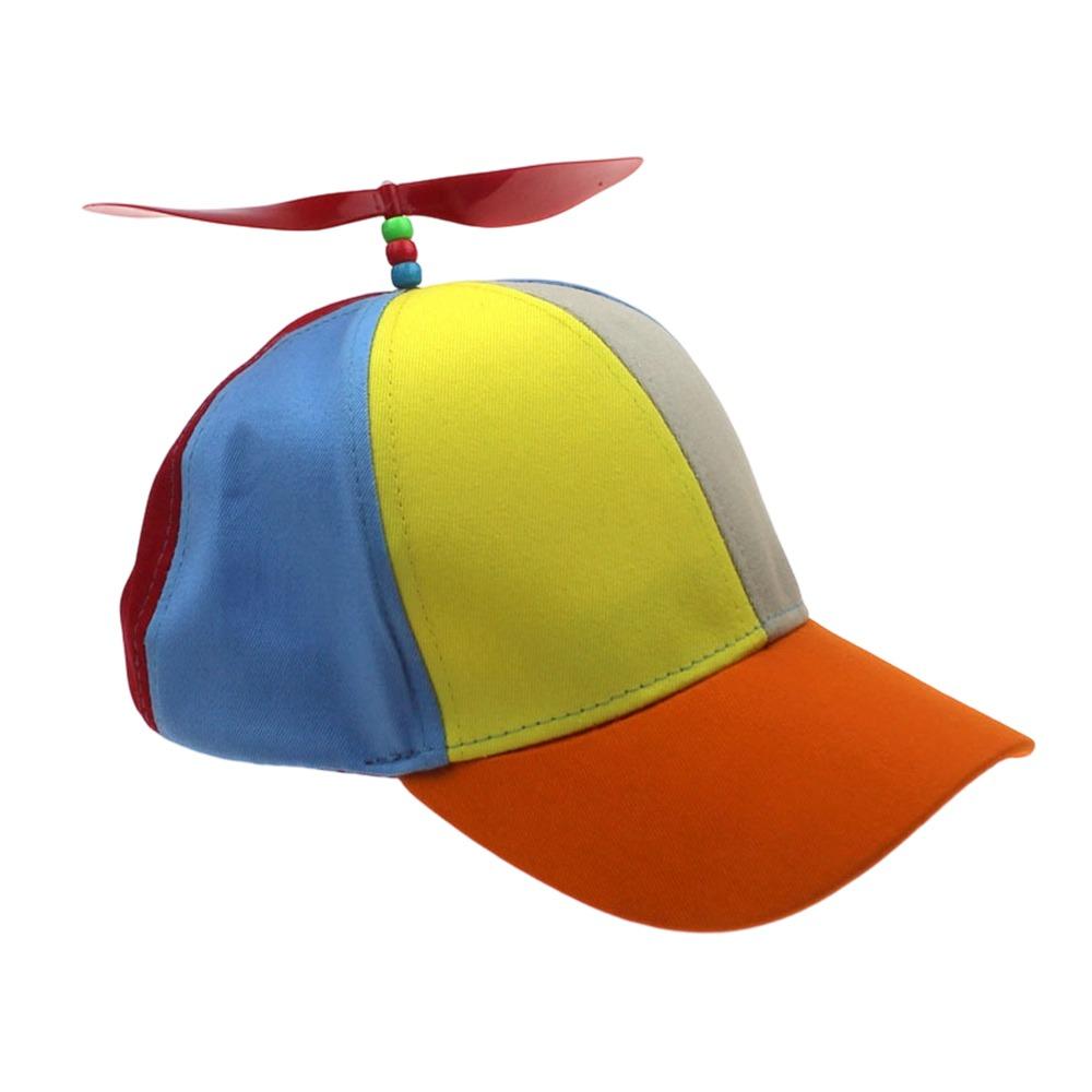 Funny Baseball Cap Rainbow Sun Cap Casual Snapback Hat Kids Boys Girls