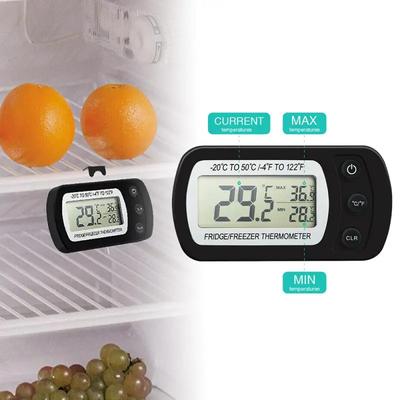 LED Digital Freezing Thermometer Refrigerator Thermometer Is Applicable To Kitchen, Family and Restaurant,Temperature Memory