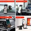 Otočný držák telefonu 360 do auta Čelní sklo Palubní deska Držák na přísavku Auto Smartphone Přísavka Stojánek Univerzální příslušenství