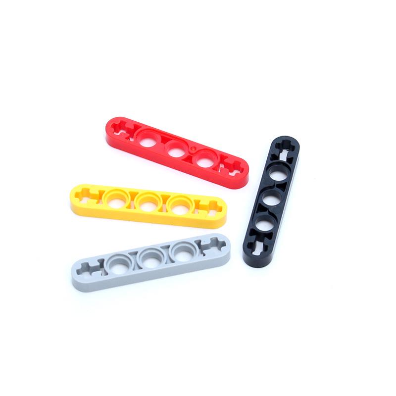 1x5 Building Blocks with Axle Pin Hole, Compatible with LEGO, Thin Arm 11478