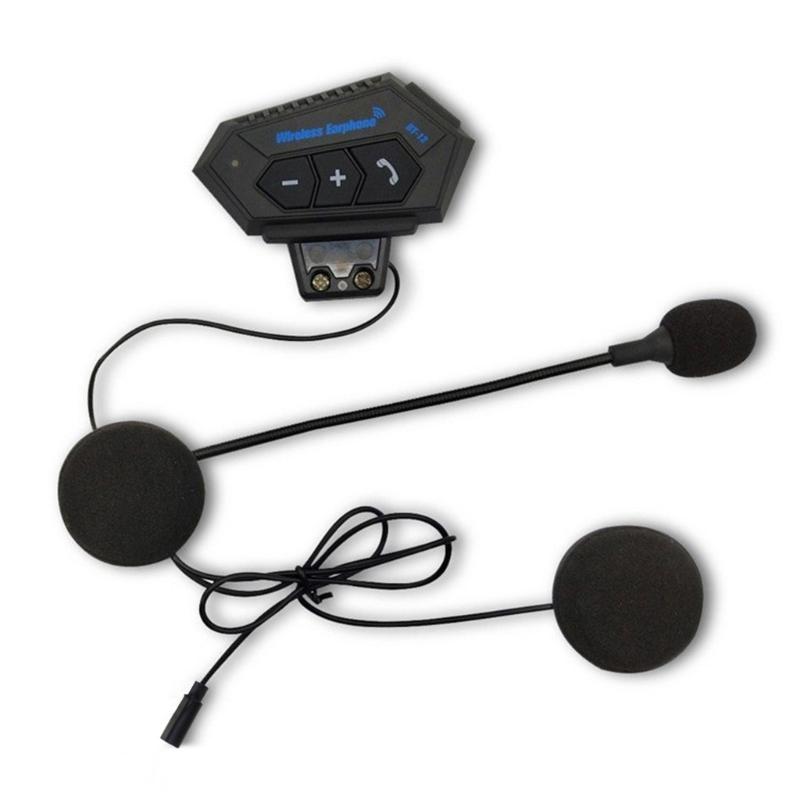 Outdoor Sports Wireless Handsfree Call Helmets Headphones, Wireless Connectivity Suitable for Cyclists Motorbike Riders