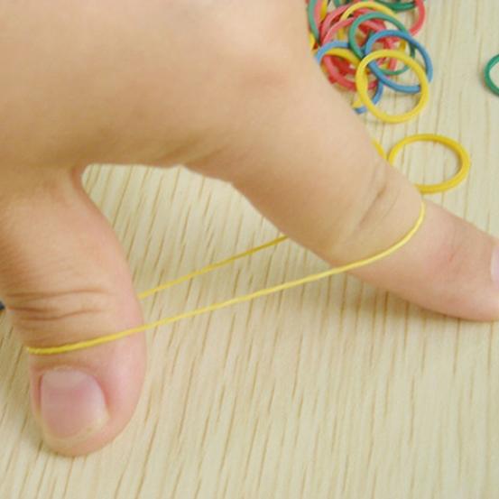 100 st Blandade Färger Gummiband Flickor Husdjur Hund DIY Hårvårdsaccessoarer