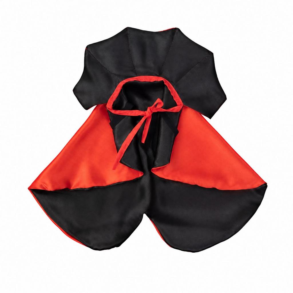 Flowing Pet Costume Cape Adjustable Hooded Funny for Seasonal Photos