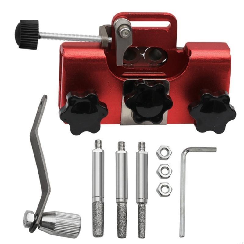 

Chainsaw Sharpener Tool Sharpening Stone Chainsaw Sharpening Jig for Chainsaw червоний