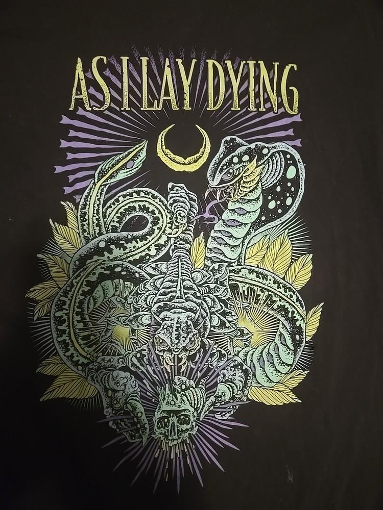 

Vintage As I Lay Dying METALCORE Band TShirt ZL416 Unisex T-Shirt XXXXL