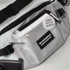 Bolsa Transversal Masculina Estilo Harajuku - Bolsa de Cintura Versátil para Ciclismo e Esportiva