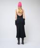 320SHOWROOM Feminine Line Sleeveless Slit Long Dress Black