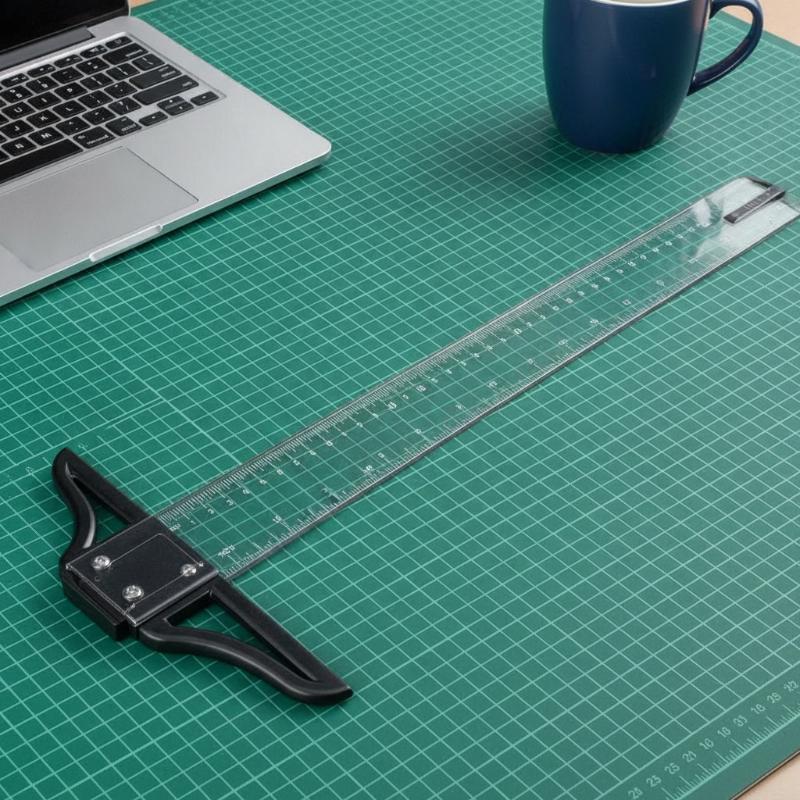 T Square Ruler 45/60/70/80Cm Plastic Drafting Ruler Removable T Head Drawing Drafting Tool Design Art Supplies