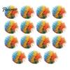 Stress Relief Ball 1/2/10/15Pcs Silicone Monkey Stringy Anxiety Colorful Sensory Portable Bounce Travel Rainbow Fidget Bouncy Pom Party Favors