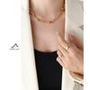 Spicy Girl Layering Jewelry Set - Interlocking Chunky Chain Necklace