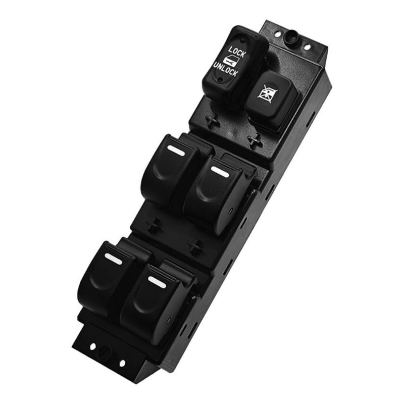 Car Door Glass Button Panel Window Switches for Great Wall Driver Repair, Black ABS Housing, Four Button Layout, Part 3746500-K80-0089 for Daily Car
