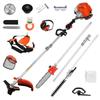 5-in-1 Rasenmäher 52CC Benzin-Rasentrimmer Akku-Heckenschere 2-Takt-Freischneider Handgeführte Kettensäge Heckenscheren-Set