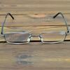 Executive Office Style Full-rim Al-mg Alloy Reading Glasses for Men with PU Case +0.75 +1 +1.25 +1.5 +1.75 +2 +2.5 +2.75 To +4