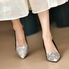 Summer Women's Dress Shoes Slip On Pointed Toe Stiletto Heels Women Sandals Buckle Slingbacks Pumps Sandalias Mujer Talons Femme