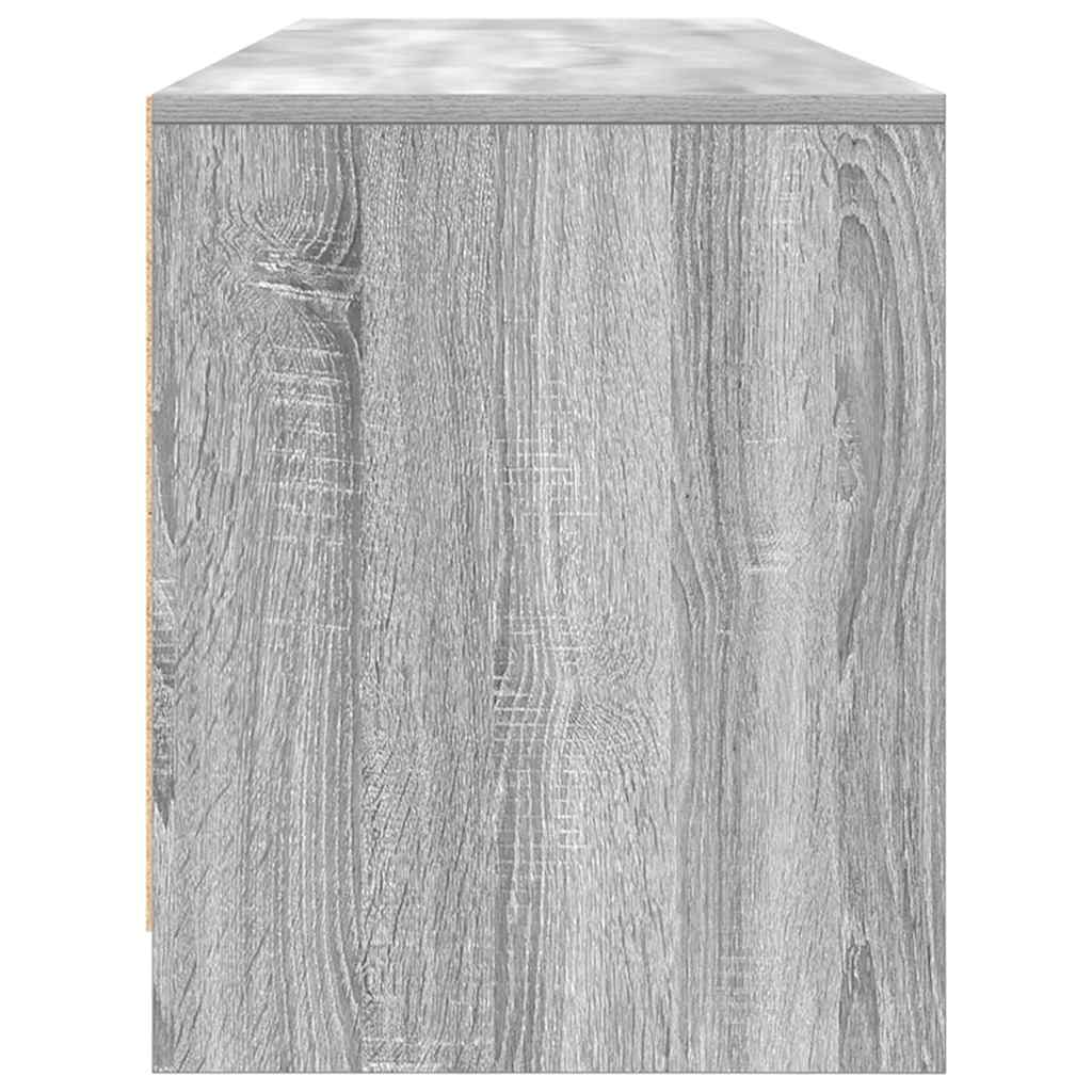 TV Stand Gray Sonoma 188.5 x 41 x 50 cm Engineered Wood